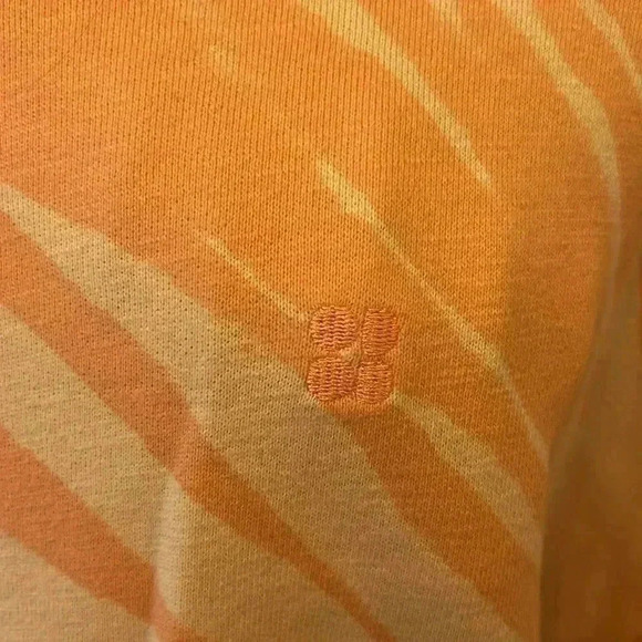 Sweaty Betty Tiger Striped Fleece Sweatshirt-Sz XS - Picture 2 of 4